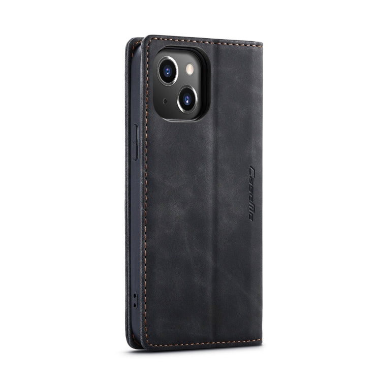 For iPhone 15 CaseMe 013 Multifunctional Horizontal Flip Leather Phone Case(Black) - iPhone 15 Cases by CaseMe | Online Shopping South Africa | PMC Jewellery | Buy Now Pay Later Mobicred