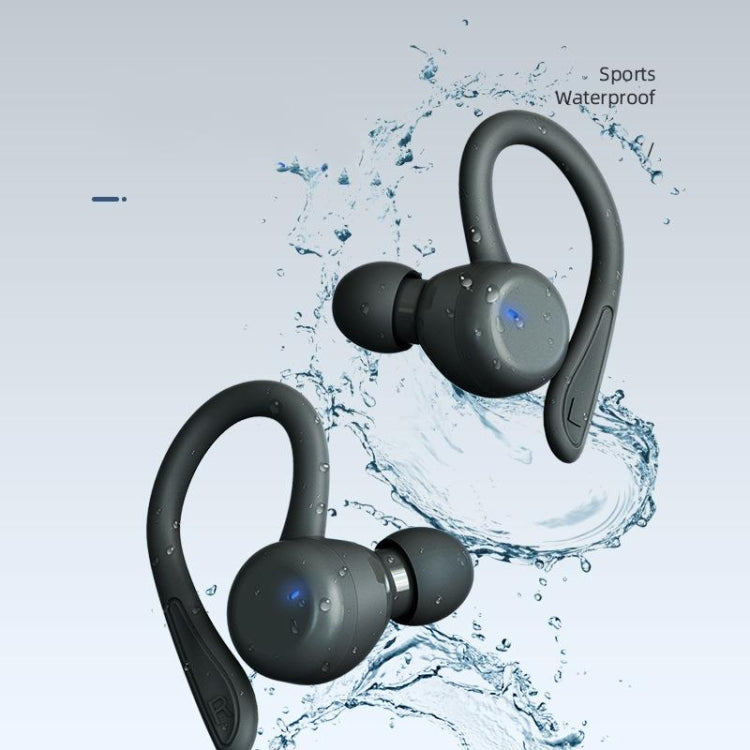 T&G T40 TWS IPX6 Waterproof Hanging Ear Wireless Bluetooth Earphones with Charging Box(Black) - TWS Earphone by T&G | Online Shopping South Africa | PMC Jewellery | Buy Now Pay Later Mobicred