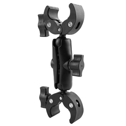 Motorcycle Dual-heads Crabs Clamps Handlebar Fixed Mount, Length:22cm - Mount & Holder by PMC Jewellery | Online Shopping South Africa | PMC Jewellery | Buy Now Pay Later Mobicred