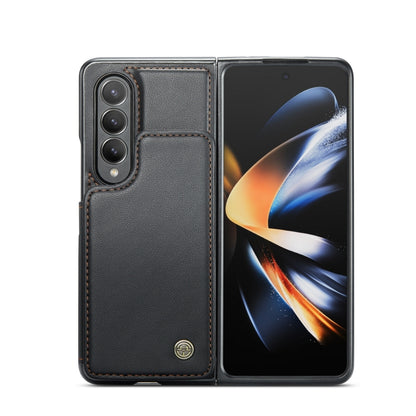 For Samsung Galaxy Z Fold4 5G CaseMe C22 PC+TPU Business Style RFID Anti-theft Leather Phone Case(Black) - Galaxy Z Fold4 5G Cases by CaseMe | Online Shopping South Africa | PMC Jewellery | Buy Now Pay Later Mobicred