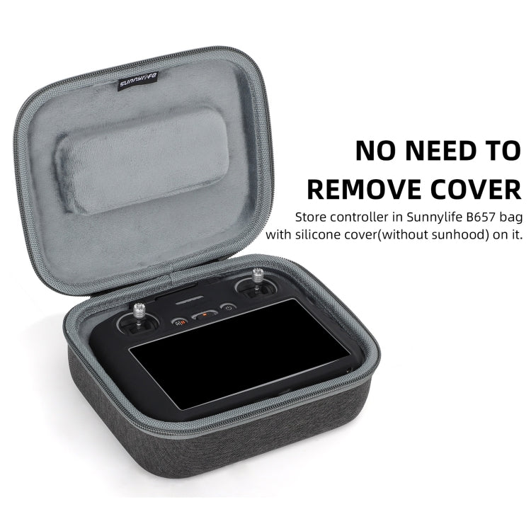 For DJI RC 2 Sunnylife Remote Control Shockproof Anti-scratch Silicone Case(Black) - Others by Sunnylife | Online Shopping South Africa | PMC Jewellery | Buy Now Pay Later Mobicred