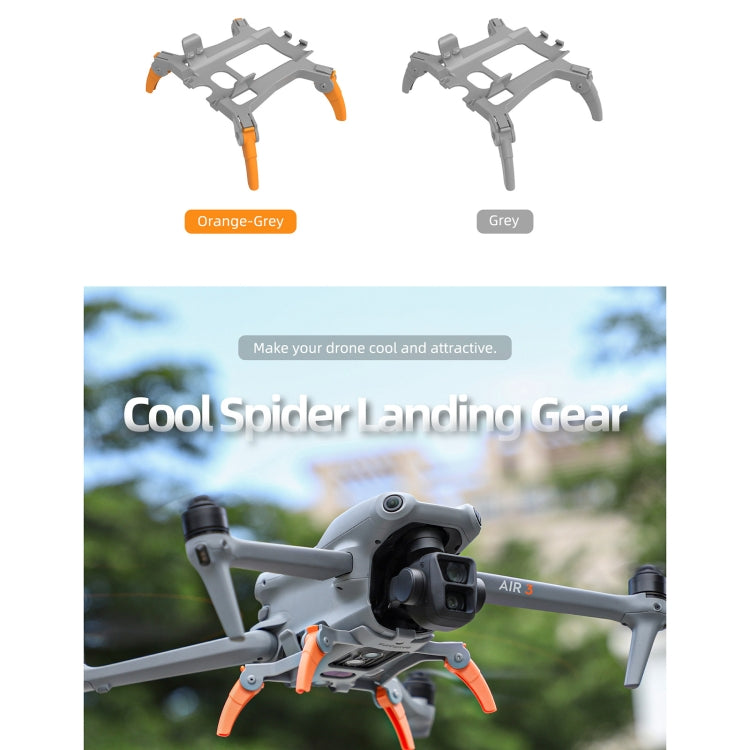 For DJI Air 3 Sunnylife LG664 Foldable Spider Landing Gear(Orange) -  by Sunnylife | Online Shopping South Africa | PMC Jewellery | Buy Now Pay Later Mobicred