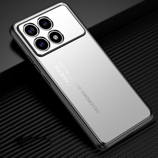 For Xiaomi Redmi K70 Pro Frosted Metal Phone Case(Silver) - K70 Pro Cases by PMC Jewellery | Online Shopping South Africa | PMC Jewellery | Buy Now Pay Later Mobicred