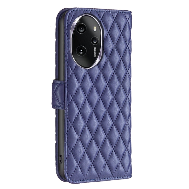 For Honor 100 Pro Diamond Lattice Wallet Flip Leather Phone Case(Blue) - Honor Cases by PMC Jewellery | Online Shopping South Africa | PMC Jewellery | Buy Now Pay Later Mobicred