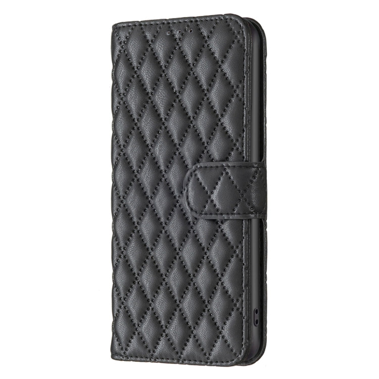 For Honor 100 Pro Diamond Lattice Wallet Flip Leather Phone Case(Black) - Honor Cases by PMC TechLife | Online Shopping South Africa | PMC TechLife | Buy Now Pay Later Mobicred
