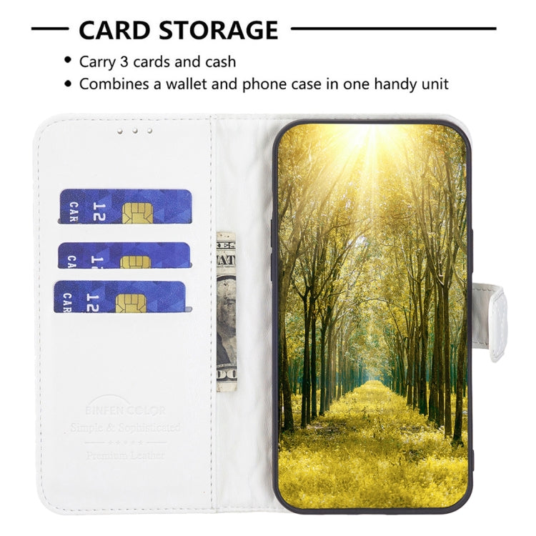 For Honor X7b Diamond Lattice Wallet Flip Leather Phone Case(White) - free shipping - PMC TechLife - Order now!