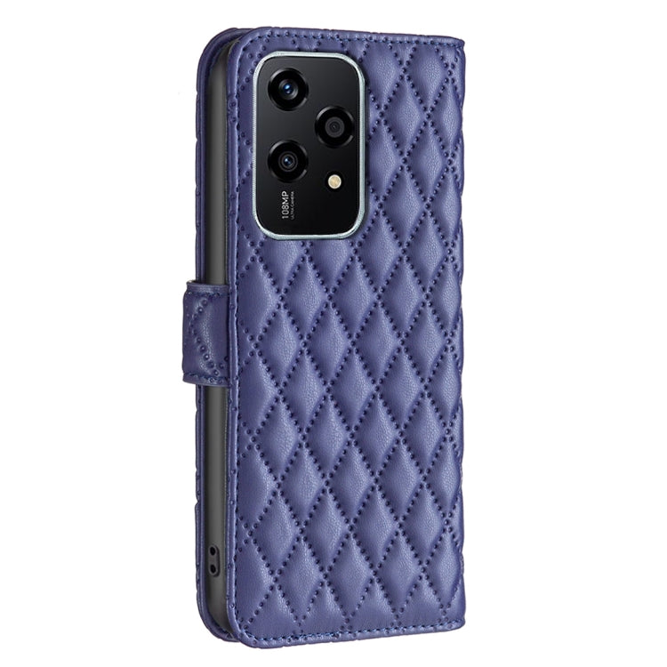 For Honor 200 Lite Global Diamond Lattice Wallet Flip Leather Phone Case(Blue) - Honor Cases by PMC Jewellery | Online Shopping South Africa | PMC Jewellery | Buy Now Pay Later Mobicred