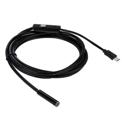 AN97 Waterproof Micro USB Endoscope Hard Tube Inspection Camera for Parts of OTG Function Android Mobile Phone, with 6 LEDs, Lens Diameter:5.5mm(Length: 1m) -  by PMC Jewellery | Online Shopping South Africa | PMC Jewellery | Buy Now Pay Later Mobicred