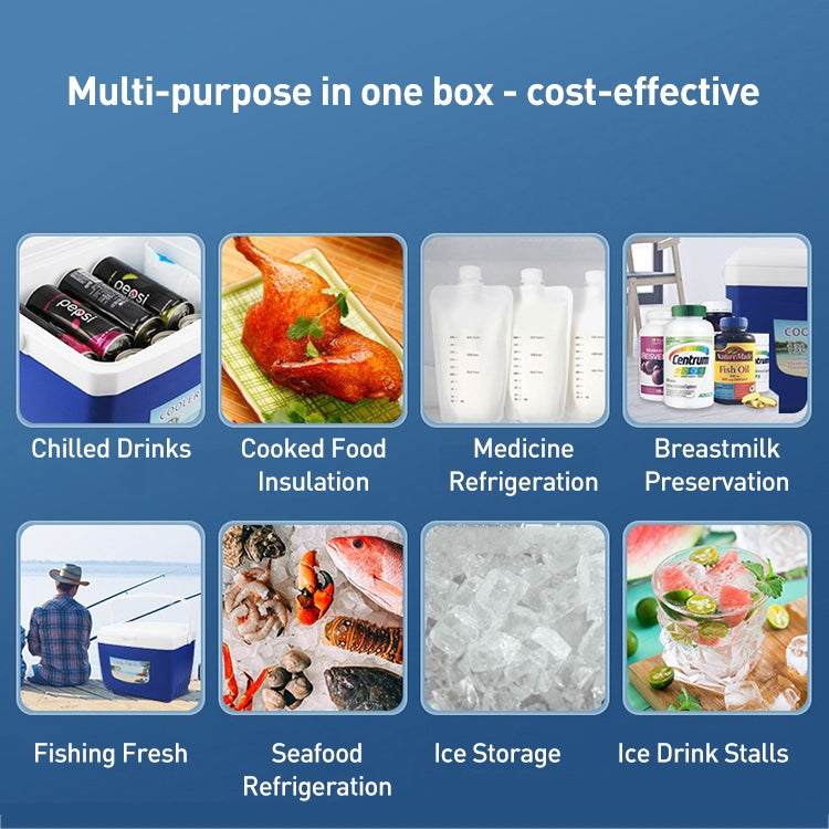 Portable Car Outdoor Ice Bucket Cooler mini Refrigerator 8L - Refrigerators by PMC TechLife | Online Shopping South Africa | PMC TechLife | Buy Now Pay Later Mobicred