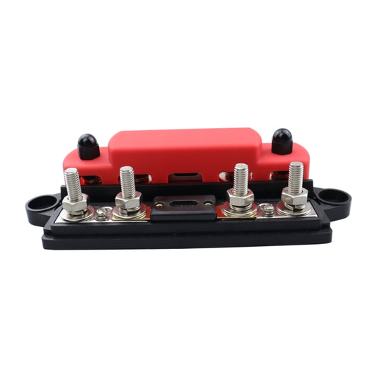 CP-4127 RV / Yacht M8 4-stud Double Row Busbar(Red Black) - Fuse by PMC Jewellery | Online Shopping South Africa | PMC Jewellery | Buy Now Pay Later Mobicred