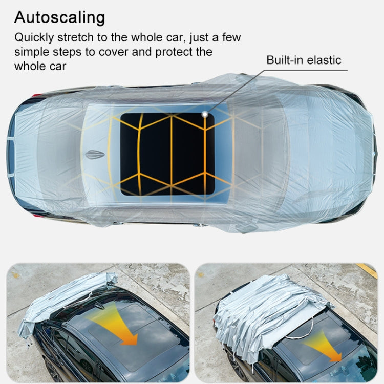 Automatic Retractable Car Universal Sunshade Snow-proof Dust-proof Cover, Size:S - PE Material by PMC Jewellery | Online Shopping South Africa | PMC Jewellery | Buy Now Pay Later Mobicred