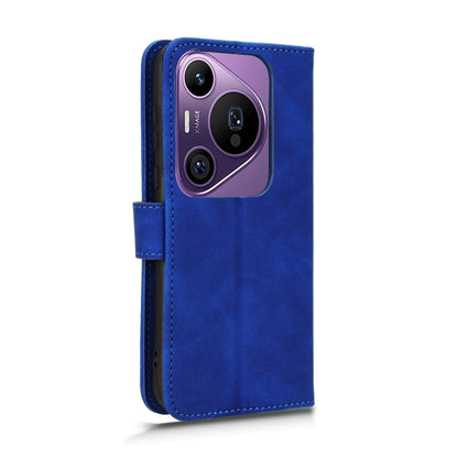 For Huawei Pura 70 Pro Skin Feel Magnetic Flip Leather Phone Case(Blue) - Huawei Cases by PMC Jewellery | Online Shopping South Africa | PMC Jewellery | Buy Now Pay Later Mobicred