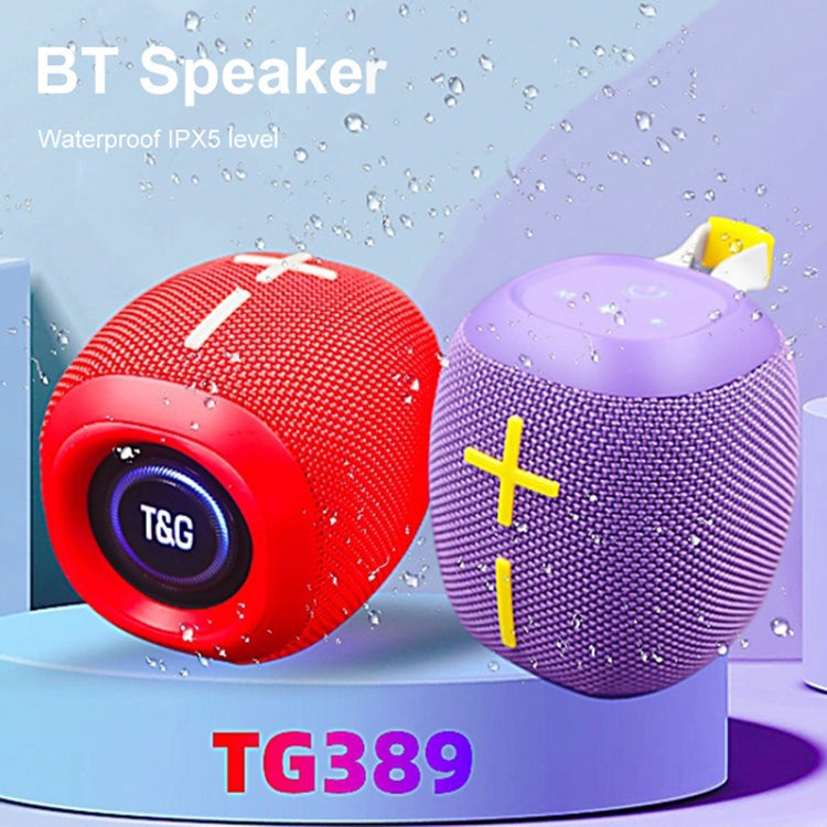 T&G TG-389 Portable Outdoor IPX5 Waterproof Wireless Bluetooth Speaker(Army Green) - Waterproof Speaker by T&G | Online Shopping South Africa | PMC Jewellery | Buy Now Pay Later Mobicred