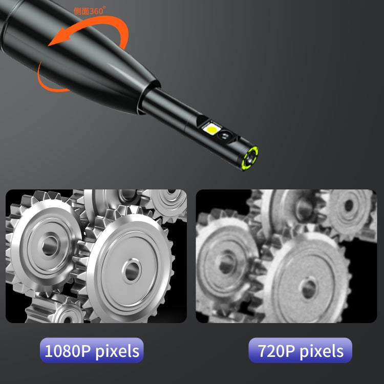 P120 Rotatable 8mm Dual Lenses Industrial Endoscope with Screen, 16mm Tail Pipe Diameter, Spec:10m Tube -  by PMC Jewellery | Online Shopping South Africa | PMC Jewellery | Buy Now Pay Later Mobicred