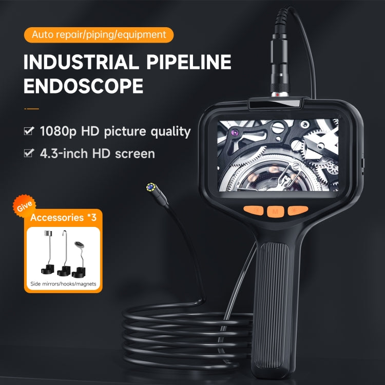 P200 8mm Front Lenses Detachable Industrial Pipeline Endoscope with 4.3 inch Screen, Spec:20m Tube -  by PMC Jewellery | Online Shopping South Africa | PMC Jewellery | Buy Now Pay Later Mobicred