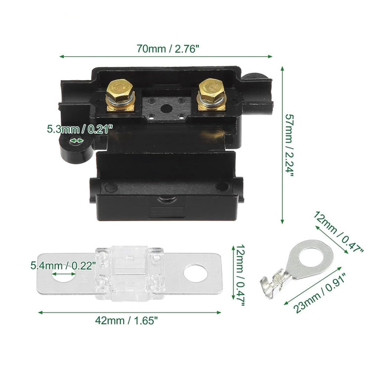6 in 1 For Dual Battery Systems ANS Car Fuse Holder Fuse Box Kit, Current:80A - Fuse by PMC TechLife | Online Shopping South Africa | PMC TechLife | Buy Now Pay Later Mobicred