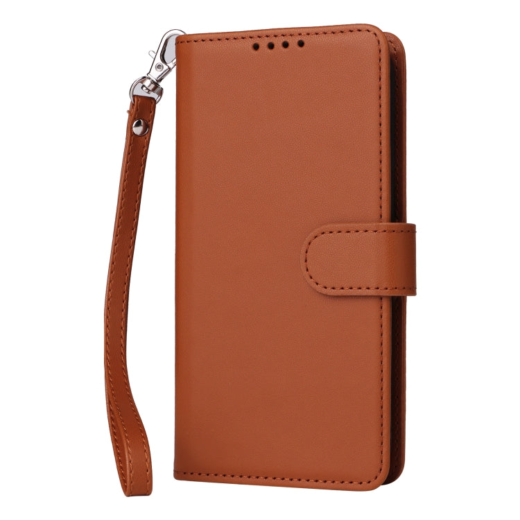 For iPhone 16 Pro BETOPNICE BN-005 2 in 1 Detachable Imitate Genuine Leather Phone Case(Brown) - iPhone 16 Pro Cases by BETOPNICE | Online Shopping South Africa | PMC Jewellery | Buy Now Pay Later Mobicred