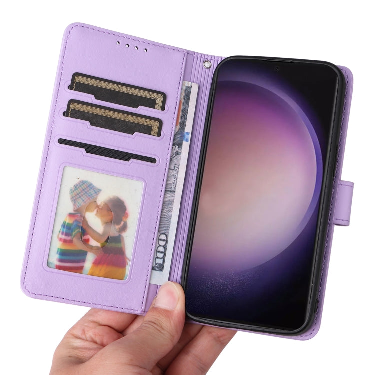 For Samsung Galaxy S24 Ultra 5G BETOPNICE BN-005 2 in 1 Detachable Imitate Genuine Leather Phone Case(Light Purple) - Galaxy S24 Ultra 5G Cases by BETOPNICE | Online Shopping South Africa | PMC Jewellery | Buy Now Pay Later Mobicred