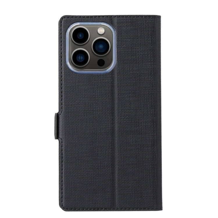 For iPhone 15 Pro Max ViLi K Series Dual-side Buckle Magsafe Leather Phone Case(Black) - iPhone 15 Pro Max Cases by ViLi | Online Shopping South Africa | PMC Jewellery | Buy Now Pay Later Mobicred