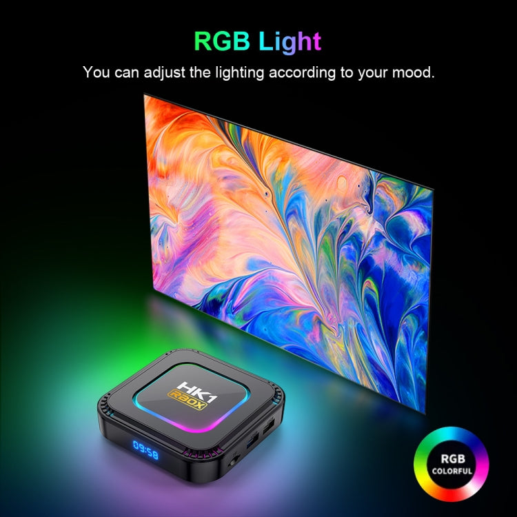 HK1 RBOX K8 8K Android 13.0 Smart TV Box with Remote Control, 2GB+16GB, RK3528 Quad-Core(EU Plug) - Others by PMC TechLife | Online Shopping South Africa | PMC TechLife | Buy Now Pay Later Mobicred