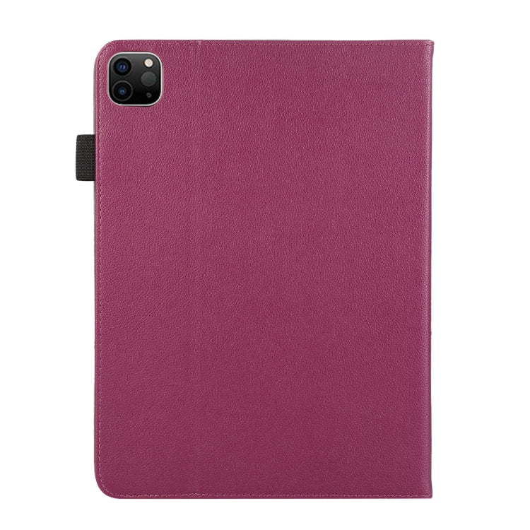 For iPad Pro 13 2024 Litchi Texture Leather Sucker Tablet Case(Purple) - iPad Pro 13 2024 Cases by PMC Jewellery | Online Shopping South Africa | PMC Jewellery | Buy Now Pay Later Mobicred