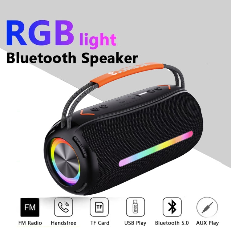 T&G X360 20W RGB Colorful Bluetooth Speaker Portable Outdoor 3D Stereo Speaker(Camouflage) - Desktop Speaker by T&G | Online Shopping South Africa | PMC Jewellery | Buy Now Pay Later Mobicred