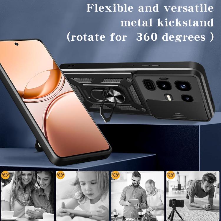 For Infinix Note 50 Pro 4G Sliding Camera Cover Design TPU+PC Phone Case(Silver) - free shipping - PMC TechLife - Order now!