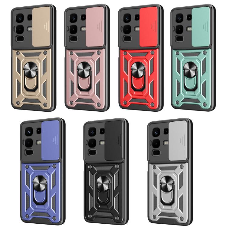 For Infinix Note 50x Sliding Camera Cover Design TPU+PC Phone Case(Black) - free shipping - PMC TechLife - Order now!