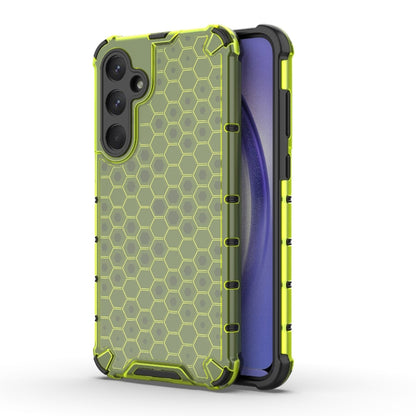 For Samsung Galaxy A35 5G Shockproof Honeycomb PC + TPU Protective Phone Case(Green) - Galaxy Phone Cases by PMC Jewellery | Online Shopping South Africa | PMC Jewellery