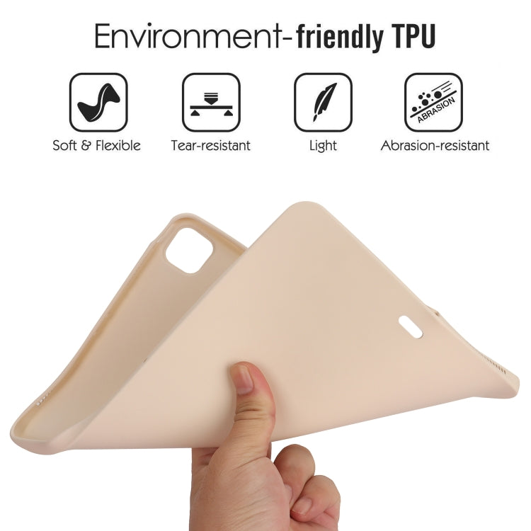 For iPad Air 11 2024 / 2025 Oil Spray Skin-friendly TPU Tablet Case(Milk White) - iPad Air 11 2025 / 2024 Cases by PMC Jewellery | Online Shopping South Africa | PMC Jewellery | Buy Now Pay Later Mobicred