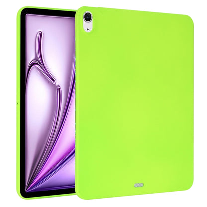 For iPad Air 13 2024 / Air 13 2025 Oil Spray Skin-friendly TPU Tablet Case(Fluorescent Green) - iPad Air 13 2025 / 2024 Cases by PMC Jewellery | Online Shopping South Africa | PMC Jewellery | Buy Now Pay Later Mobicred