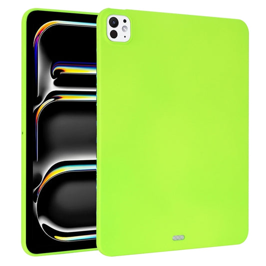 For iPad Pro 11 2024 Oil Spray Skin-friendly TPU Tablet Case(Fluorescent Green) - iPad Pro 11 2024 Cases by PMC Jewellery | Online Shopping South Africa | PMC Jewellery | Buy Now Pay Later Mobicred