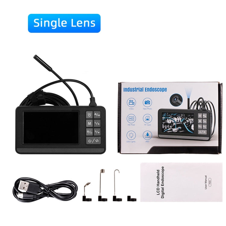 P005 8mm Single Lenses Industrial Pipeline Endoscope with 4.3 inch HD Screen, Spec:10m Tube -  by PMC Jewellery | Online Shopping South Africa | PMC Jewellery | Buy Now Pay Later Mobicred