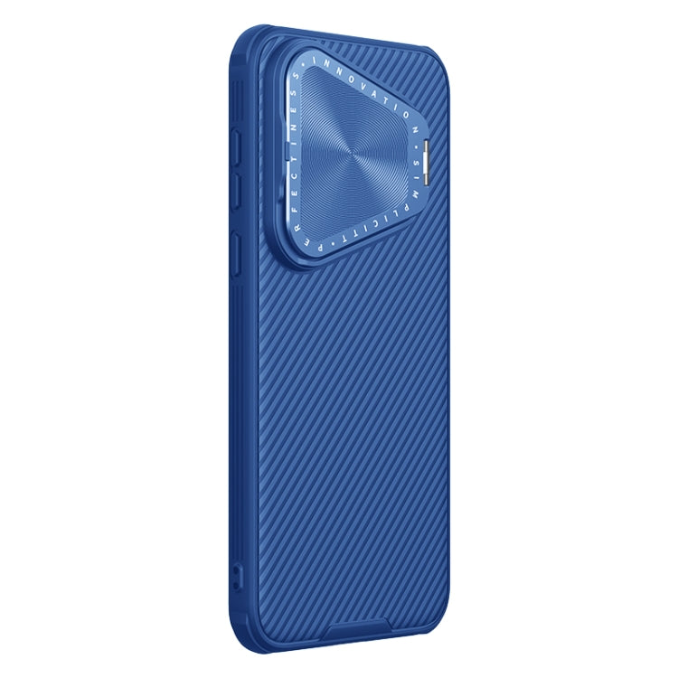 For Huawei Pura 70 NILLKIN Black Mirror Prop CD Texture Mirror Phone Case(Blue) - Huawei Cases by NILLKIN | Online Shopping South Africa | PMC Jewellery | Buy Now Pay Later Mobicred