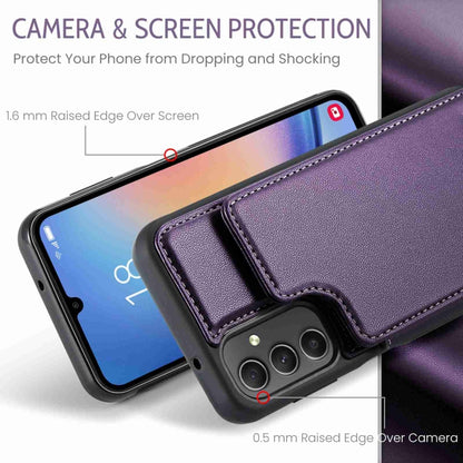 For Samsung Galaxy A54 5G CaseMe C22 Card Slots Holder RFID Anti-theft Phone Case(Purple) - Galaxy Phone Cases by CaseMe | Online Shopping South Africa | PMC Jewellery | Buy Now Pay Later Mobicred