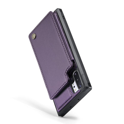 For Samsung Galaxy Note10+ 5G CaseMe C22 Card Slots Holder RFID Anti-theft Phone Case(Purple) - Galaxy Phone Cases by CaseMe | Online Shopping South Africa | PMC Jewellery | Buy Now Pay Later Mobicred