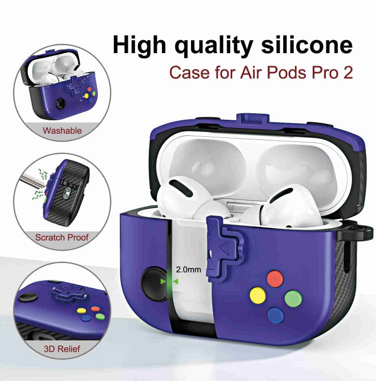 For AirPods 2 / 1 Game Console Shape Wireless Earphones Protective Case(Red) - For AirPods 1/2 by PMC Jewellery | Online Shopping South Africa | PMC Jewellery | Buy Now Pay Later Mobicred