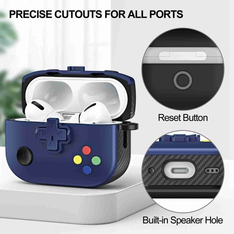 For AirPods Pro Game Console Shape Wireless Earphones Protective Case(Black) - For AirPods Pro by PMC Jewellery | Online Shopping South Africa | PMC Jewellery | Buy Now Pay Later Mobicred