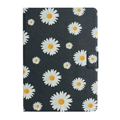 For Samsung Galaxy Tab A9+ Flower Pattern Horizontal Flip PU Tablet Case with Sleep / Wake-up Function(Small Daisies) - Galaxy Tab A9+ by PMC Jewellery | Online Shopping South Africa | PMC Jewellery