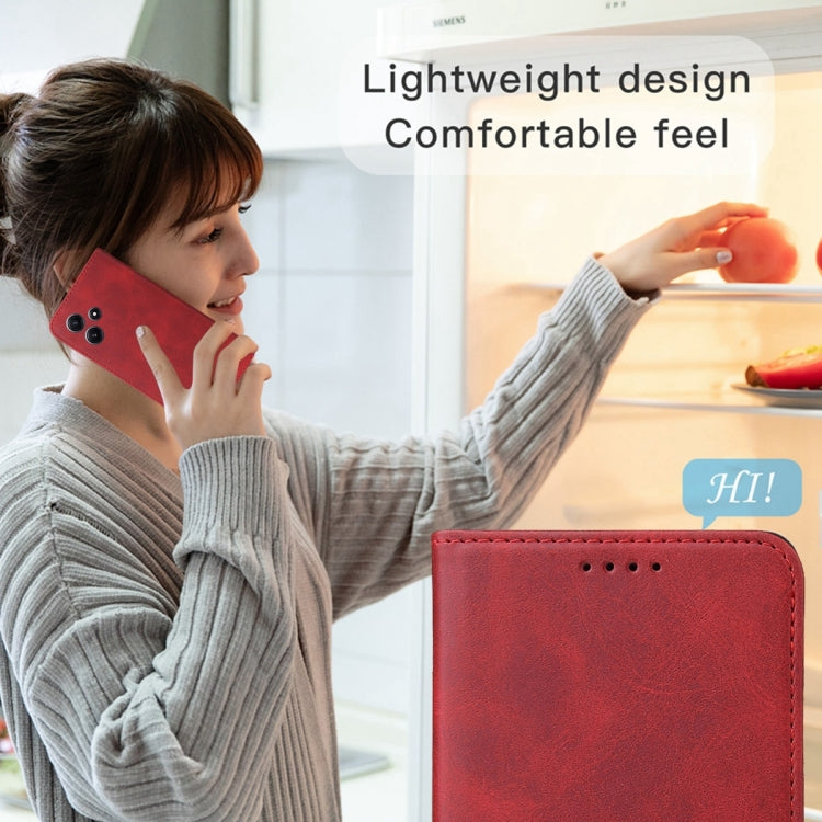 For vivo iQOO 12 Magnetic Closure Leather Phone Case(Red) - vivo Cases by PMC TechLife | Online Shopping South Africa | PMC TechLife | Buy Now Pay Later Mobicred