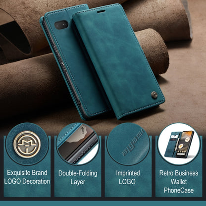 For Google Pixel 6A CaseMe 013 Multifunctional Horizontal Flip Leather Phone Case(Blue) - Google Cases by CaseMe | Online Shopping South Africa | PMC Jewellery | Buy Now Pay Later Mobicred