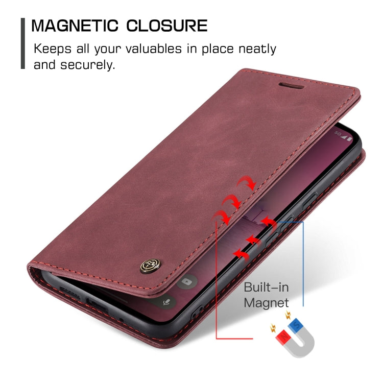 For Google Pixel 9 Pro XL CaseMe 013 Multifunctional Horizontal Flip Leather Phone Case(Wine Red) - Google Cases by CaseMe | Online Shopping South Africa | PMC Jewellery | Buy Now Pay Later Mobicred