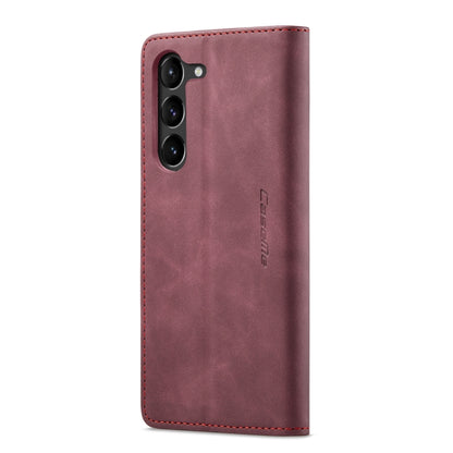 For Samsung Galaxy S24 5G CaseMe 013 Multifunctional Horizontal Flip Leather Phone Case(Wine Red) - Galaxy S24 5G Cases by CaseMe | Online Shopping South Africa | PMC Jewellery | Buy Now Pay Later Mobicred