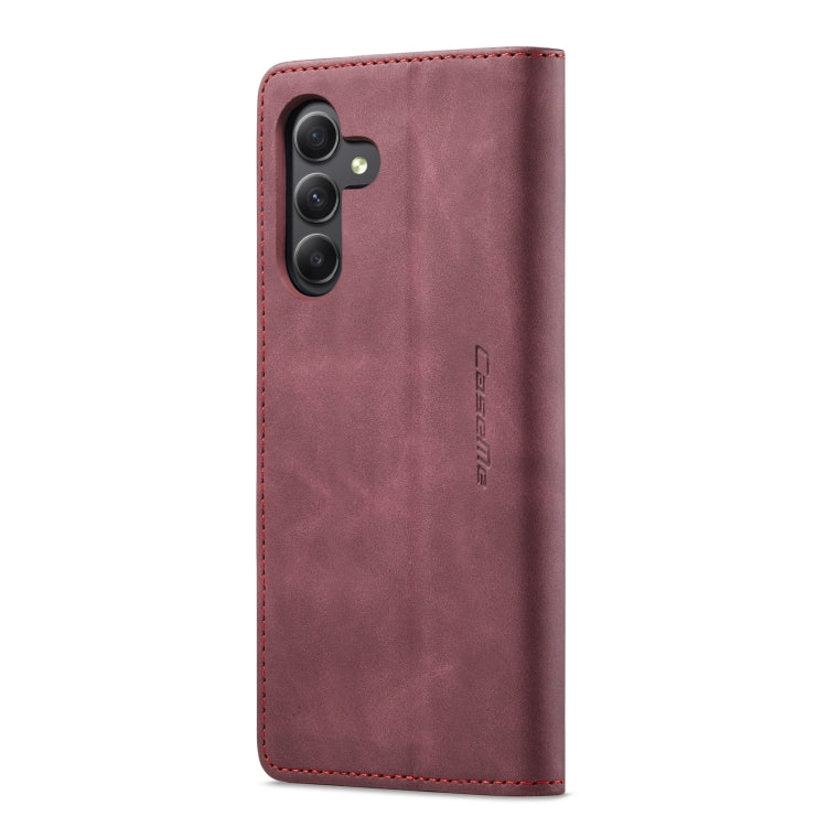 For Samsung Galaxy A15 5G CaseMe 013 Multifunctional Horizontal Flip Leather Phone Case(Wine Red) - Galaxy Phone Cases by CaseMe | Online Shopping South Africa | PMC Jewellery | Buy Now Pay Later Mobicred