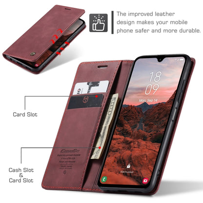 For Samsung Galaxy A05s CaseMe 013 Multifunctional Horizontal Flip Leather Phone Case(Wine Red) - Galaxy Phone Cases by CaseMe | Online Shopping South Africa | PMC Jewellery | Buy Now Pay Later Mobicred