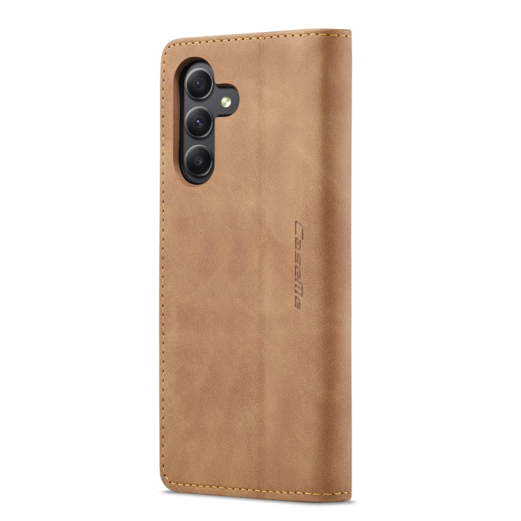 For Samsung Galaxy A25 5G CaseMe 013 Multifunctional Horizontal Flip Leather Phone Case(Brown) - Galaxy Phone Cases by CaseMe | Online Shopping South Africa | PMC Jewellery | Buy Now Pay Later Mobicred