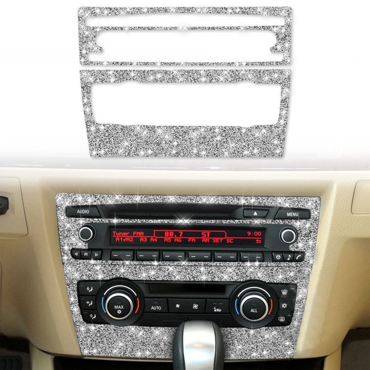 For BMW 3 Series E90 / E92 2005-2012 Car Aircondition CD Control Panel Basic Diamond Decorative Sticker - Car Interior Mouldings by PMC TechLife | Online Shopping South Africa | PMC TechLife | Buy Now Pay Later Mobicred