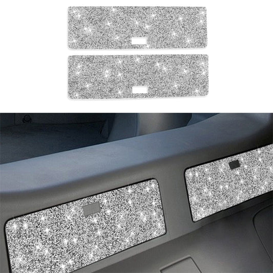 For Nissan 350Z 2003-2009 2pcs Car Storage Box Diamond Decorative Sticker,Left and Right Drive Universal - Car Interior Mouldings by PMC Jewellery | Online Shopping South Africa | PMC Jewellery | Buy Now Pay Later Mobicred