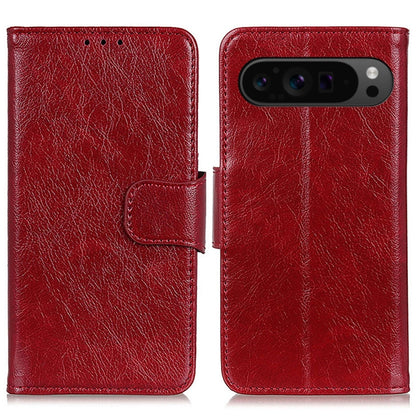 For Google Pixel 9 Pro Nappa Texture Horizontal Flip Leather Phone Case(Red) - Google Cases by PMC Jewellery | Online Shopping South Africa | PMC Jewellery | Buy Now Pay Later Mobicred