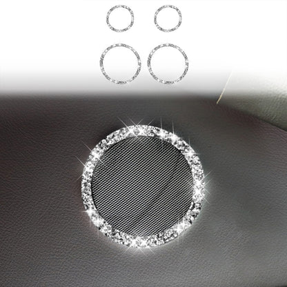 For BMW Series 3 E46 1998-2005 Car Horn Circle Diamond Decoration Sticker, Left and Right Drive - Car Interior Mouldings by PMC Jewellery | Online Shopping South Africa | PMC Jewellery | Buy Now Pay Later Mobicred